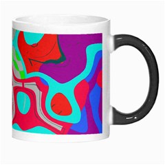 Colorful distorted shapes on a grey background                                                     Morph Mug from ZippyPress Right