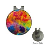 Colorful watercolors texture                                                    Golf Ball Marker Hat Clip