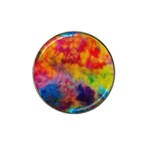 Colorful watercolors texture                                                    Hat Clip Ball Marker