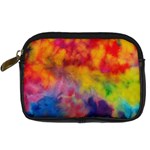 Colorful watercolors texture                                                    Digital Camera Leather Case