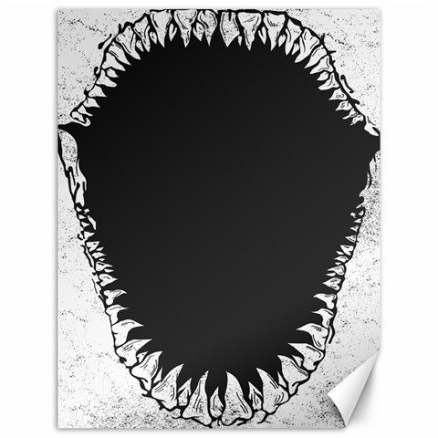 Shark Jaws Canvas 12  x 16  from ZippyPress 11.86 x15.41  Canvas - 1