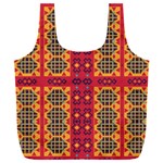 Shapes in retro colors2                                                      Full Print Recycle Bag (XXL)