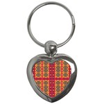Shapes in retro colors2                                                           Key Chain (Heart)