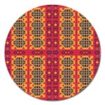 Shapes in retro colors2                                                           Magnet 5  (Round)