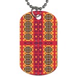 Shapes in retro colors2                                                           Dog Tag (One Side)