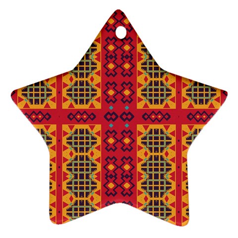 Shapes in retro colors2                                                           Ornament (Star) from ZippyPress Front