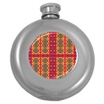 Shapes in retro colors2                                                           Hip Flask (5 oz)