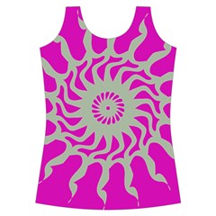 The sun. Criss Cross Back Tank Top  from ZippyPress Front