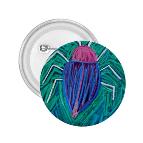 Big Green Bug  2.25  Button from ZippyPress Front