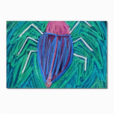Big Green Bug  Postcards 5  x 7  (Pkg of 10) from ZippyPress Front