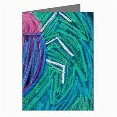 Big Green Bug  Greeting Cards (Pkg of 8) from ZippyPress Left