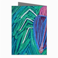 Big Green Bug  Greeting Cards (Pkg of 8) from ZippyPress Right