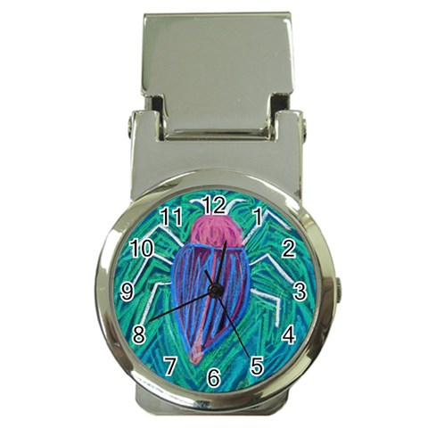 Big Green Bug  Money Clip Watch from ZippyPress Front