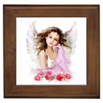 Angel Girl Framed Tile