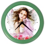 Angel Girl Color Wall Clock