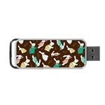 Easter rabbit pattern Portable USB Flash (One Side)