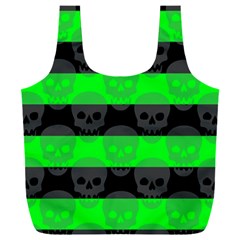 Deathrock Skull Full Print Recycle Bag (XXXL) from ZippyPress Back