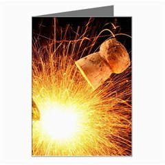 Wine Fire Greeting Card from ZippyPress Left