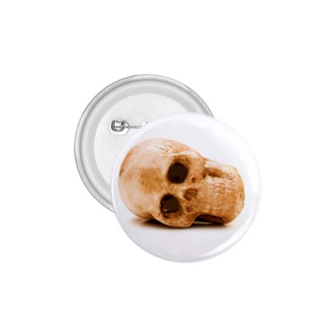 White Skull 1.75  Button from ZippyPress Front