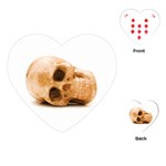 White Skull Playing Cards (Heart)