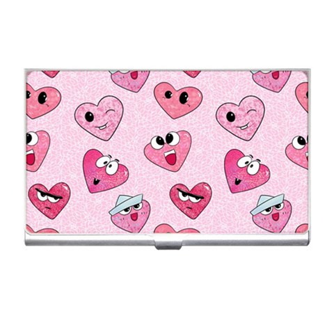 Emoji Heart Business Card Holder from ZippyPress Front