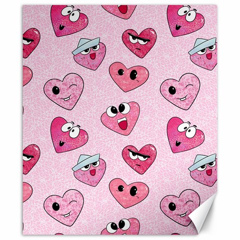 Emoji Heart Canvas 20  x 24  from ZippyPress 19.57 x23.15  Canvas - 1