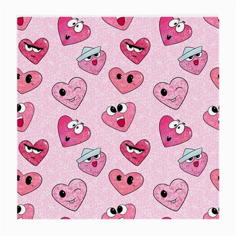 Emoji Heart Medium Glasses Cloth (2 Sides) from ZippyPress Front