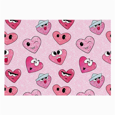 Emoji Heart Large Glasses Cloth from ZippyPress Front