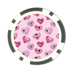 Emoji Heart Poker Chip Card Guard (10 pack) from ZippyPress Back
