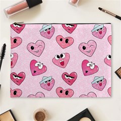 Emoji Heart Cosmetic Bag (XL) from ZippyPress Front