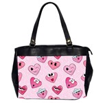 Emoji Heart Oversize Office Handbag (2 Sides)