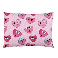 Emoji Heart Pillow Case (Two Sides) from ZippyPress Front