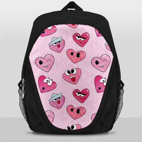 Emoji Heart Backpack Bag from ZippyPress Front