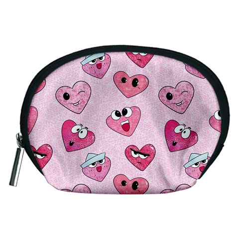 Emoji Heart Accessory Pouch (Medium) from ZippyPress Front