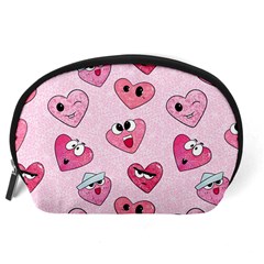 Emoji Heart Accessory Pouch (Large) from ZippyPress Back