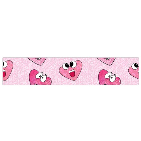 Emoji Heart Small Flano Scarf from ZippyPress Front