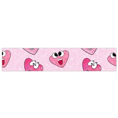 Emoji Heart Small Flano Scarf from ZippyPress Back