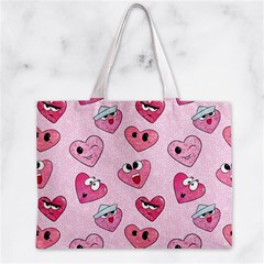 Emoji Heart Zipper Mini Tote Bag from ZippyPress Front