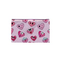 Emoji Heart Cosmetic Bag (XS) from ZippyPress Back
