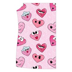 Emoji Heart Women s Button Up Vest from ZippyPress Front Right