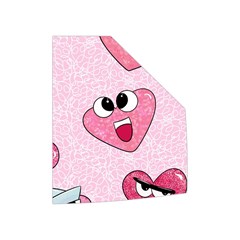 Emoji Heart Women s Button Up Vest from ZippyPress Left Pocket