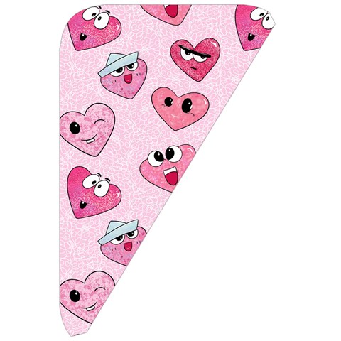 Emoji Heart Belt Pouch Bag (Large) from ZippyPress Front Right