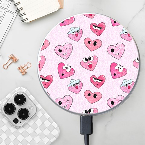 Emoji Heart Wireless Charger from ZippyPress Front