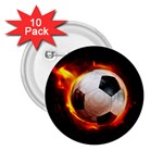 Fire Ball 2.25  Button (10 pack)