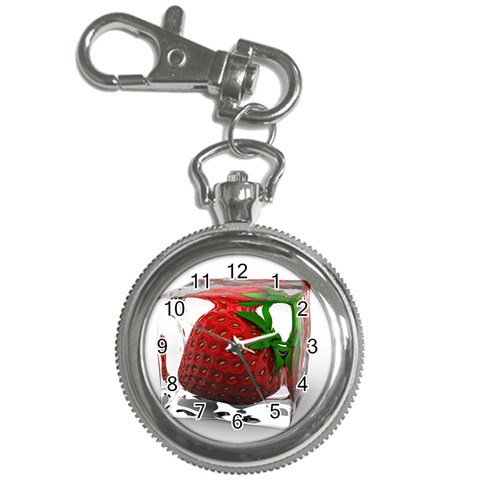 Strawberry Ice cube Key Chain Watch from ZippyPress Front