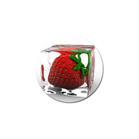 Strawberry Ice cube Golf Ball Marker (4 pack) from ZippyPress Front