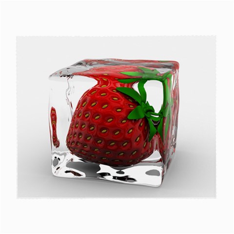 Strawberry Ice cube Glasses Cloth (Small) from ZippyPress Front