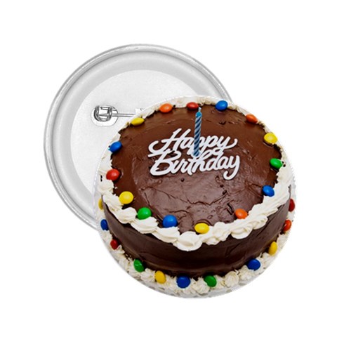 Birthday Cake 2.25  Button from ZippyPress Front