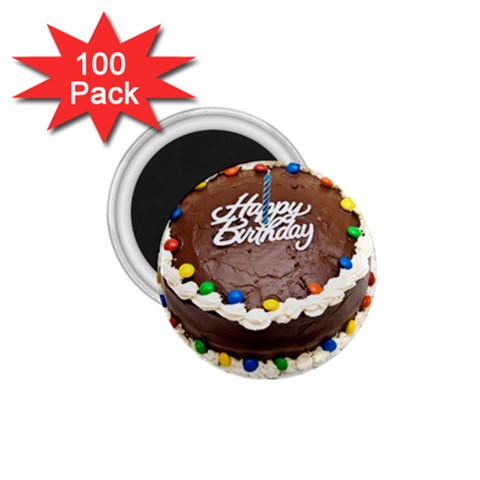 Birthday Cake 1.75  Magnet (100 pack)  from ZippyPress Front