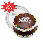 Birthday Cake 2.25  Button (100 pack)